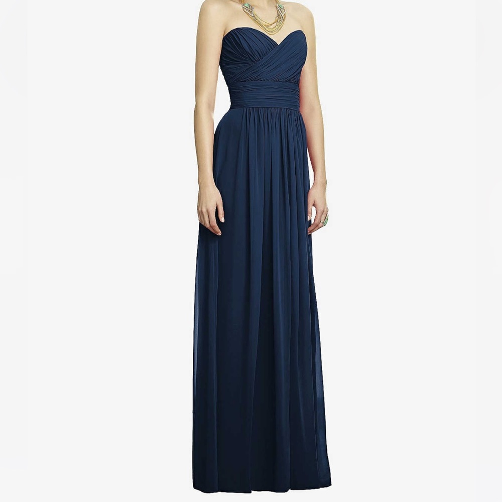 Vivian Diamond Dessy 2896 Midnight Dress